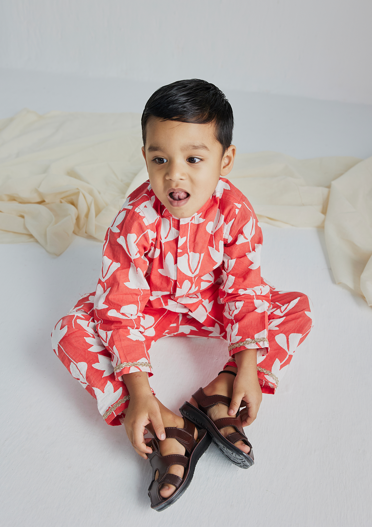 ANGRY BIRD KURTA SET (BOY)