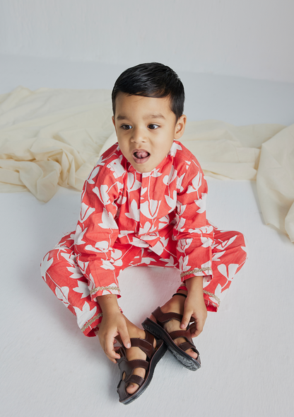 ANGRY BIRD KURTA SET (BOY)