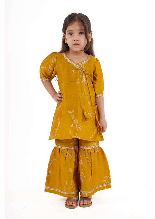 KHASKHAS SHARARA SET (GIRL)