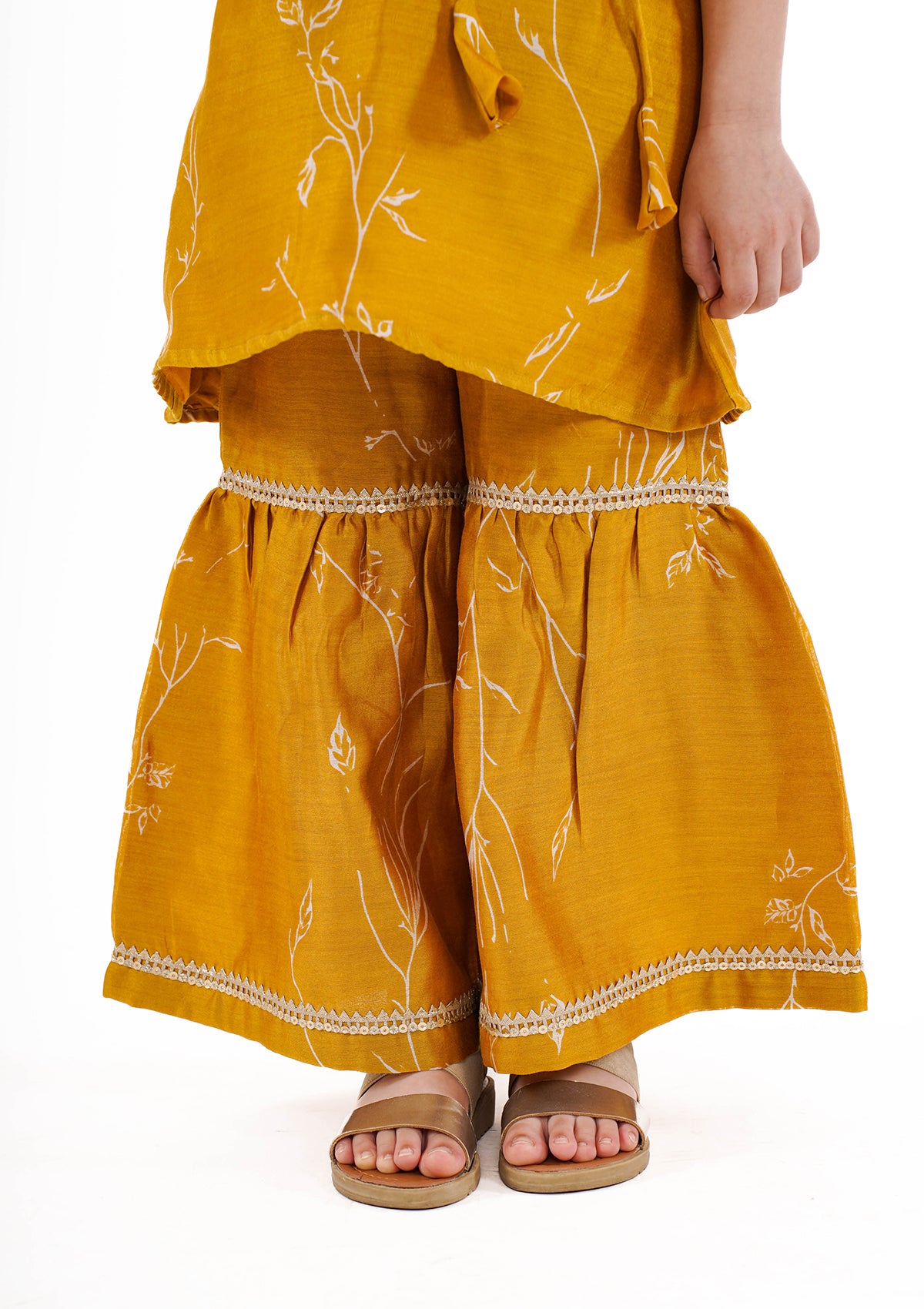 KHASKHAS SHARARA SET (GIRL)
