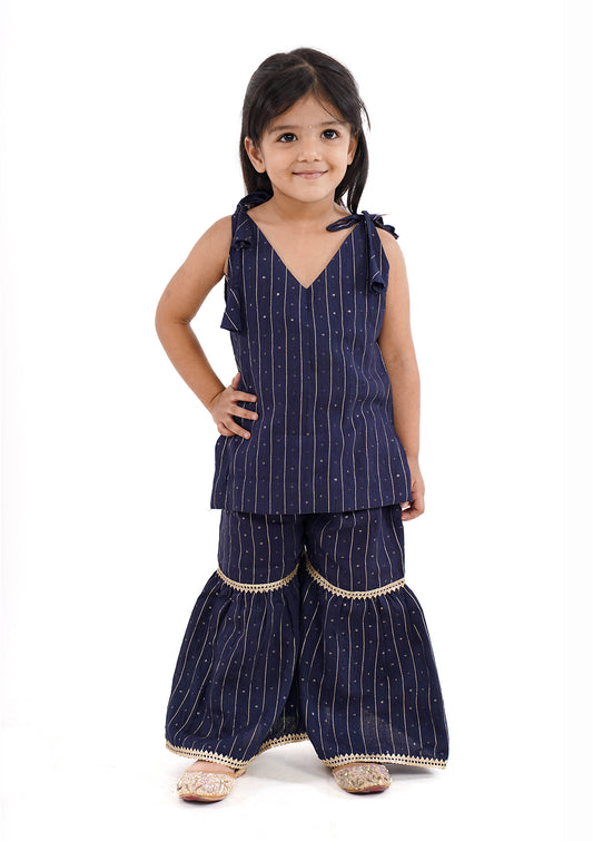 NEEL CHANDANI SHARARA SET(GIRL)