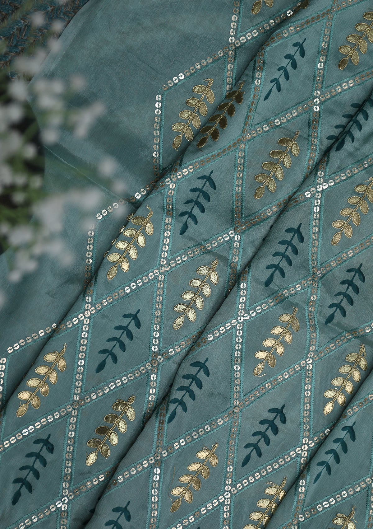 AQUA BLOSSOM 2.0 (SAREE)